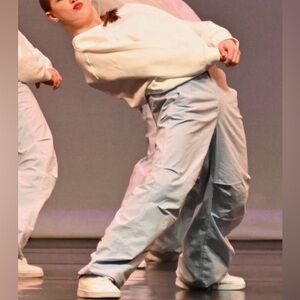 Blue & White Hip Hop Dance Costume